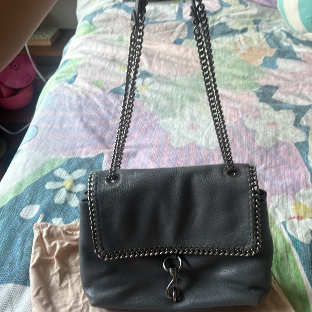 1 Rebecca Minkoff Charcoal Chain Shoulder Bag